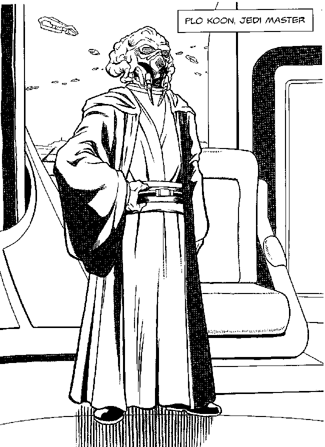 Plansa de colorat cu Star Wars 25 28